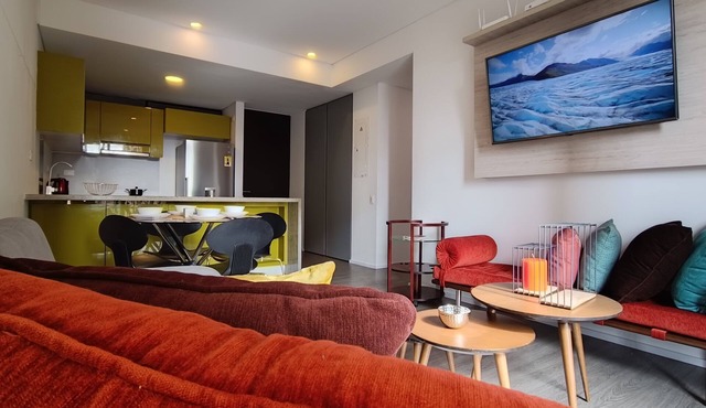 Centro Internacional Bogotá Cómodo, Completo y Moderno Apartamento