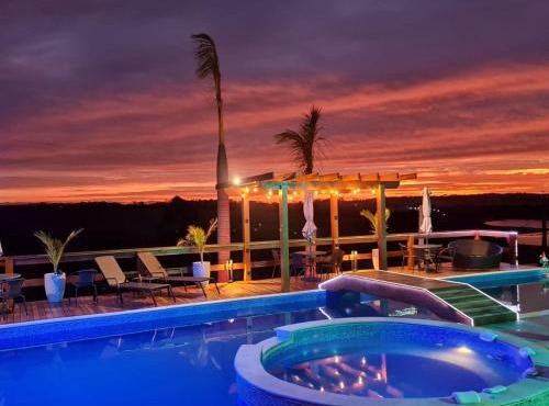 Chácara Arena JK com Piscina integrada com Sauna e Hidromassagem