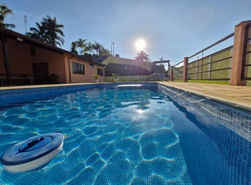 Chácara com piscina privativa a 5 min do centro