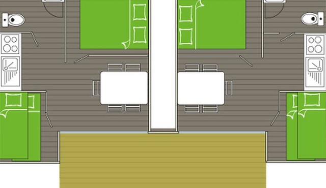 Chalet 4 Bedrooms For 8 People