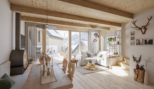Chalet #6 für 2 Personen mit Sauna