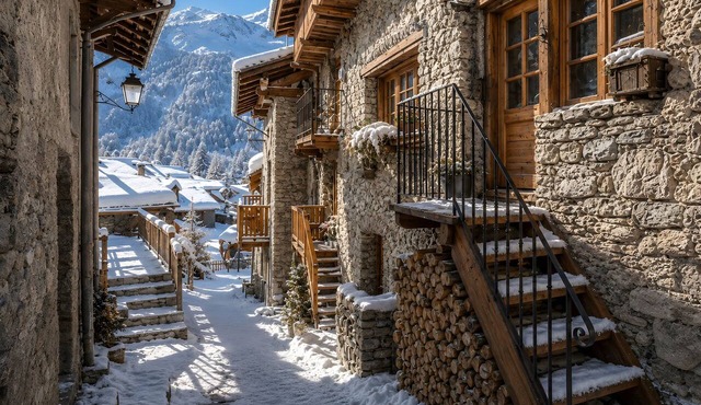 Chalet "Alouette" with Private Terrace, 2 Balconies & Wi-Fi