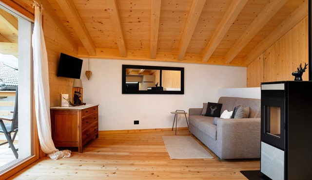 Chalet 'Bio Maso Nido Verde' with Mountain View and Balcony