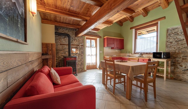 Chalet 'Civico 2' with Mountain View, Balcony and Wi-Fi