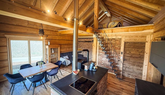 Chalet Flora - Your feel-good chalet with sauna & fireplace in the Franconian Lake District