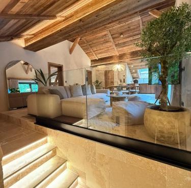 Chalet Hideaway Alpi mit Sauna und Bergblick