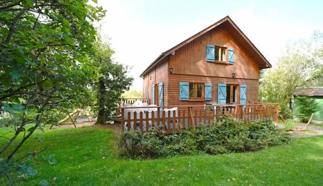 Chalet in Biron with Sauna and Nature Views