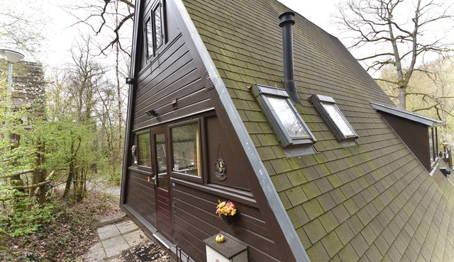 Chalet No. 127 in a quiet location in a wooded area