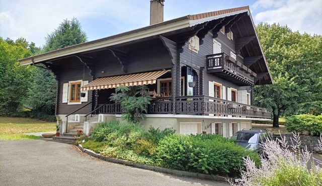 Chalet view of Lake Geneva