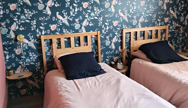 chambre 2 lits d'une personne