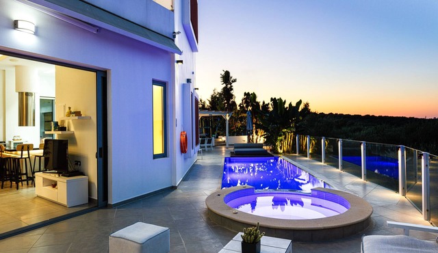 Chara Sensory Luxury Villa with Heated Pool & Gym