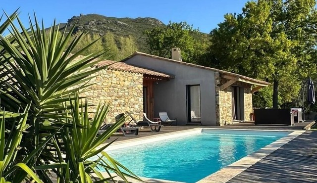 Character stone villa, private pool