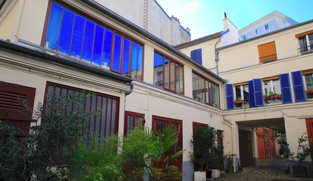 Characteristic loft with courtyard view
