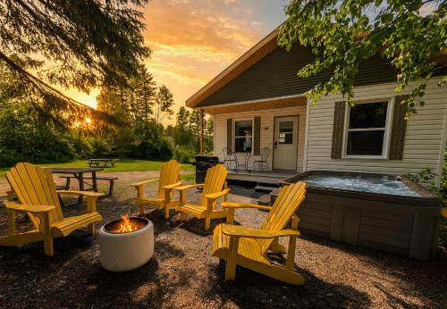 Charlevoix spa bbq fire & nature