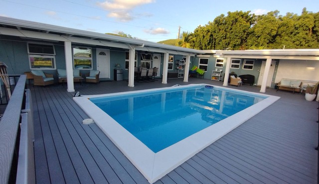 Charming 1-Bedroom Apartment on Beautiful St. Croix, USVI with Pool & Ocean View
