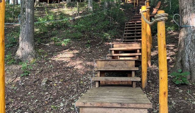 Charming 1-bedroom treehouse with WiFi, AC, Hot Tub in gorgeous Lincoln VT