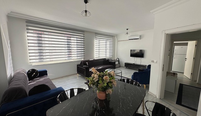 Charming 2-bedroom apartment with WiFi and AC in enchanting Antalya