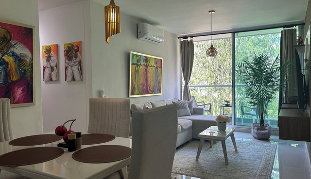 Charming 2-bedroom apartment in delightful Barranquilla with AC
