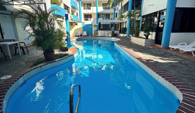 Charming 2-bedroom Neon apartment in Sosúa with AC, WiFi, Pool