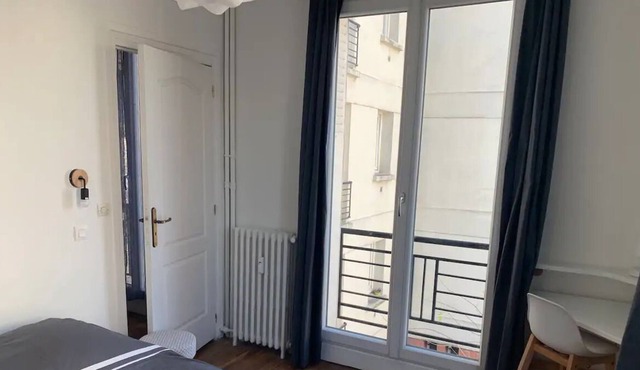 Charming 2-room apartment near Porte de St Cloud