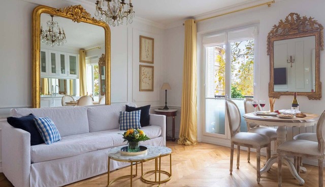 Charming 2BR Retreat w/Eiffel Tower and Champ de Mars Views