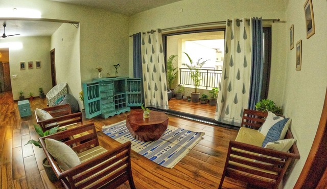 Charming 3-bedroom apartment with WiFi, AC in heart of Udaipur
