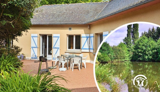 Charming 3-Bedroom Cottage with Private Lake, Near Sports & Leisure Activities.