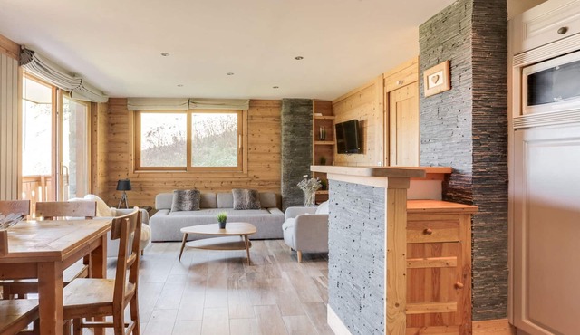 Charming 4-room duplex, 7 pers, ski-in/out, garage and wifi in Méribel