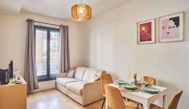 Charming apartment in Boulogne, "Passage" district