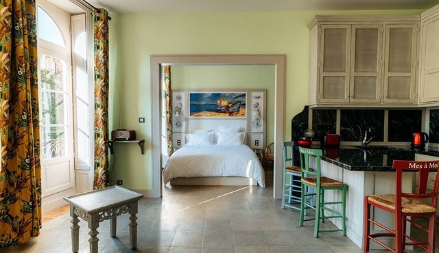 Charming air-conditioned apartment, central Pézenas, pets welcome