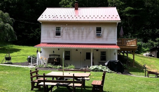 Charming and Historic Converted Mill Cottage on Private Land with a Firepit, in Schuylkill County, PA