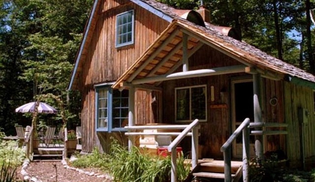 Charming and Secluded Log Cabin Rental on Small Farm near Lake Michigan