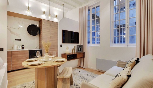 Charming apartment - 1BR/4P - AC - Marais