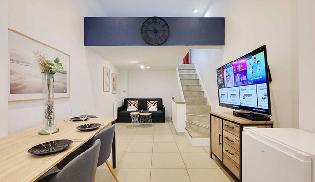 Charming apartment -1BR/4P - Gare district