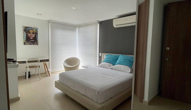Charming apartment in Cali with WiFi and AC near to restaurants and shops