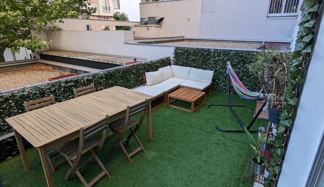 Charming Apartment w/Terrasse in Heart of Paris 13 Butte-aux-Cailles