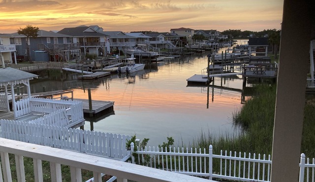 Charming Beach House with Front and Back Porch water views