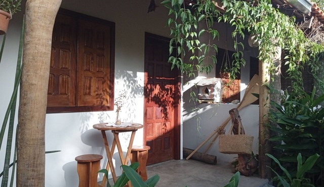 Charming chalets for accommodation on a paradise island in Bahia with Wi-Fi included