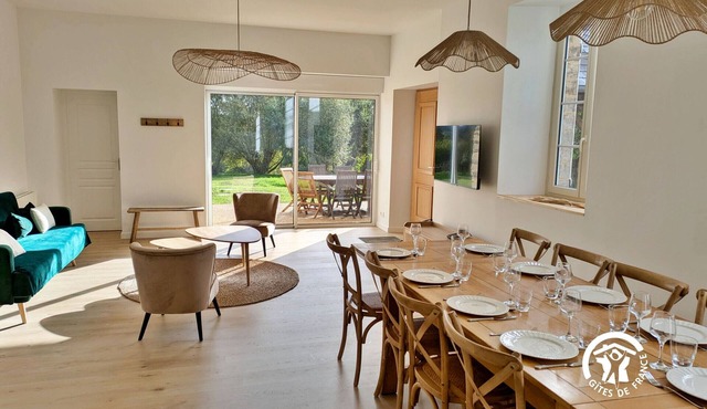 Charming countryside house for 9 guests in Saint-Denis-d'Anjou