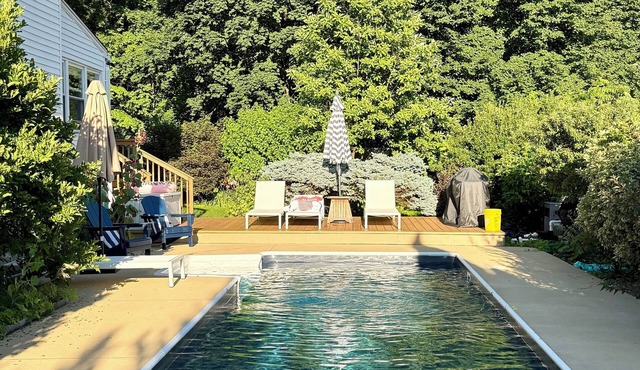 Charming Contemporary Home with Lap Pool and fully enclosed yard