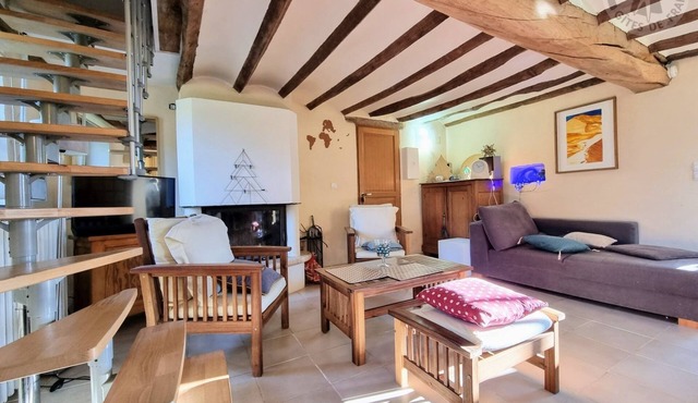 Charming Cottage with Garden, Fireplace & Nearby Bike Path in Heart of Avesnois Nature Park