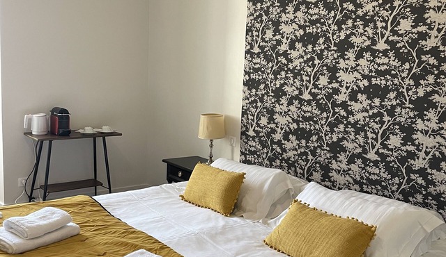 Charming double room at Château Le Fresne