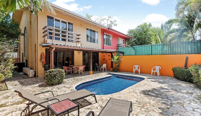Charming Duplex in Playa Potrero’s Surfside Community, with a Private Pool, Cozy Interior & Walkable Access to the Beach
