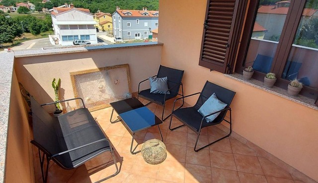 Charming flat near Rovinj with private car park, air conditioning, WiFi, baby cot
