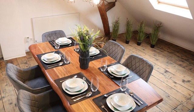Charming half-timbered apartment with modern comfort, 110 sqm