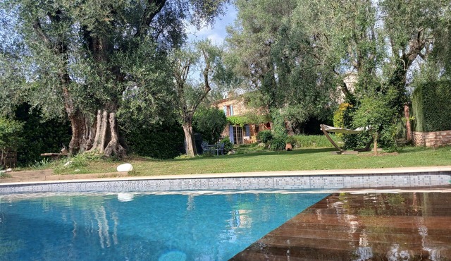 Charming house with saltwater pool and ancient olive trees (4 double beds 2 bathrooms 3WC)
