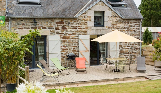 Charming house in a peaceful village with enclosed garden and animals