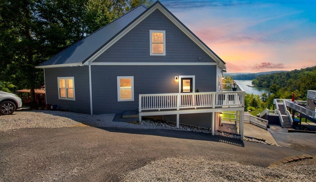 Charming Lakeside Escape w/Large Deck & Firepit!