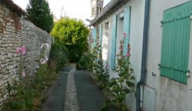 Charming little house with interior courtyard in a typical alley of the island.
