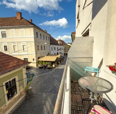 Charming Old Town Studio with Private Balcony
